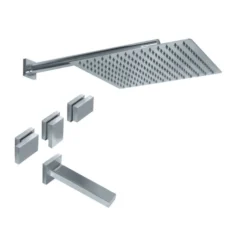 DUCHA 2V C.T C.DUCHADOR BLOCK PLANE CROMO - 34053CRCR