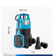 Bomba Desagote Motorarg ELECT. PARA DESAGOTE DE 400 PS - VASSER - PLASTICO agua SUCIA