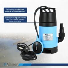 Bomba Desagote Motorarg. Electrobomba, para desagote de 750 ps. Modelo Vasser - Plastico. Agua Sucia