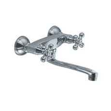 Griferia Hidromet Baby Cocina Pared Exterior Pico Bajo 1056