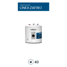 Termotanque Electrico 40 Litros. Marca Senorial. Linea Zafiro